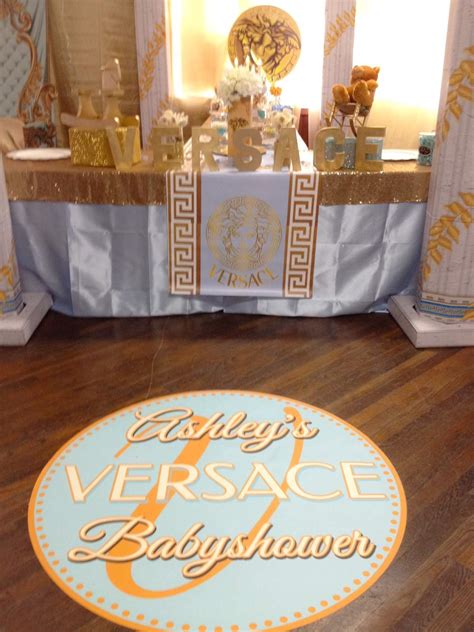 versace theme baby shower|Versace Theme Baby Shower Decorations .